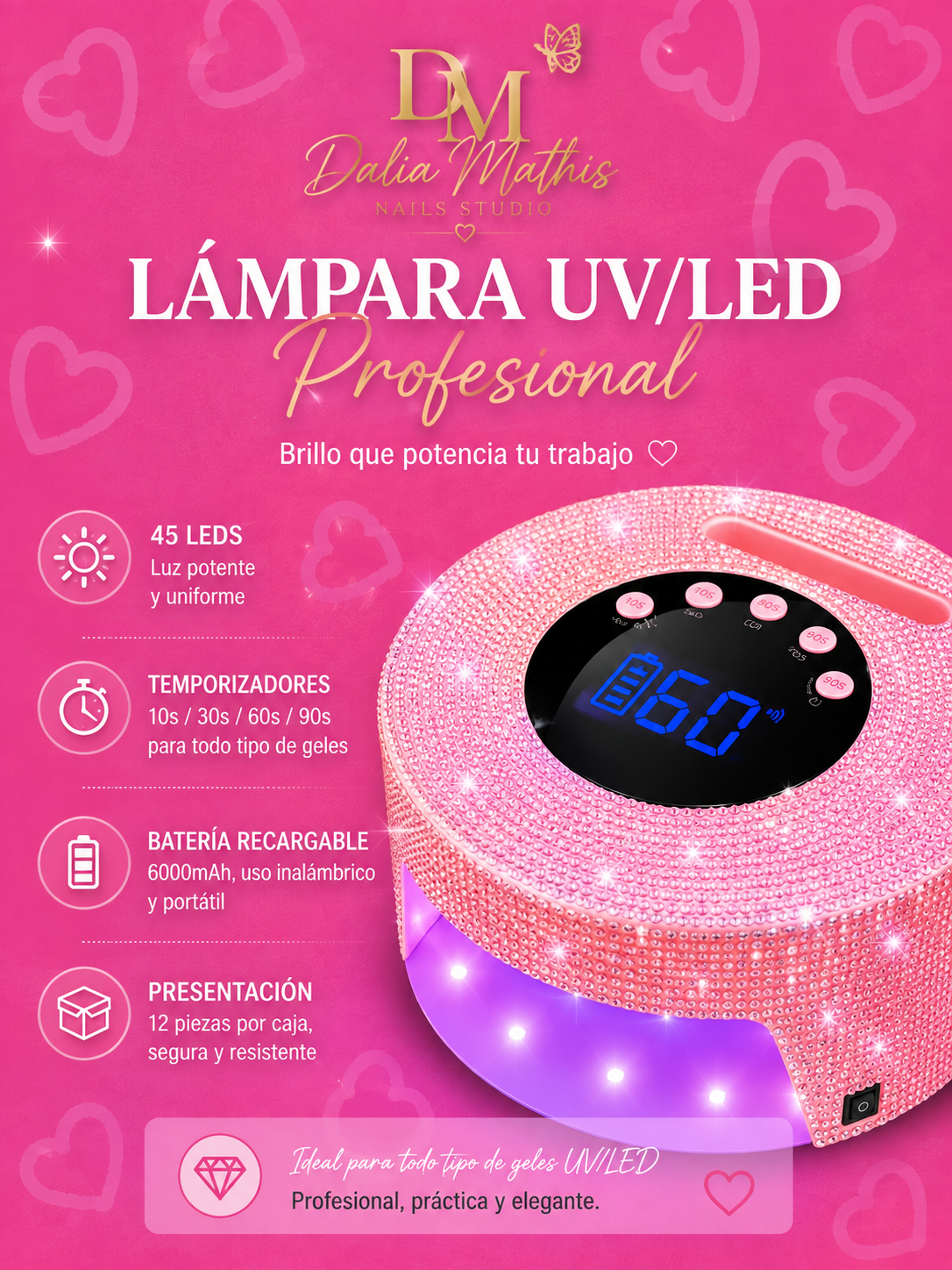 LAMPARAS UV/LED PROFESIONALES