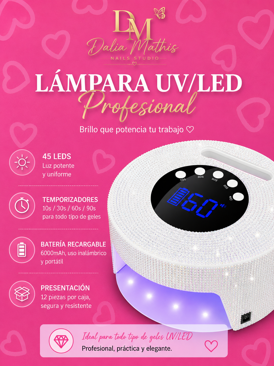 LAMPARA UV/LED PROFESIONAL