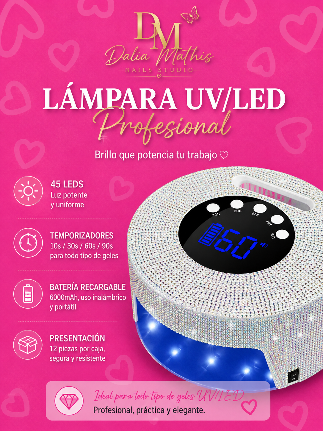 LAMPARA UV/LED PROFESIONAL